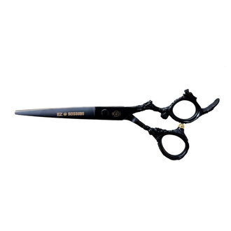 EZ Scissors Gothic Black Cutting Shears (15.2cm/6.0") - Right-Handed