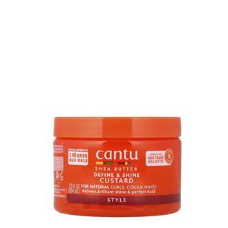 Cantu Crème Gel "Define & Shine Custard" au beurre de karité (340g/12.0oz)