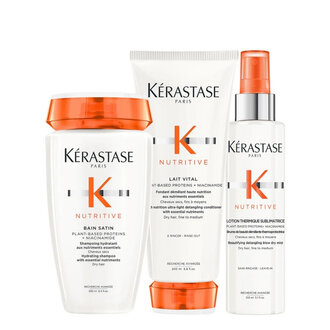 Kérastase Paris Trio hydratant fins à moyens Nutritive (250ml/8.5oz, 200ml/6.8oz, 150ml/5.1oz)