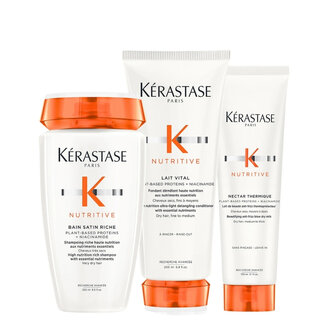 Kérastase Paris Nutritive Hydrating Trio For Medium to Thick Hair (250ml/8.5oz, 200ml/6.8oz, 150ml/5.1oz)