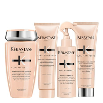 Kérastase Paris Curl Manifesto Kit for Wavy to Curly Hair (2x250ml/8.5oz, 190ml/6.4oz, 150ml/5.1oz)