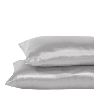 Taie d'oreiller en satin Standard/Queen - Silver