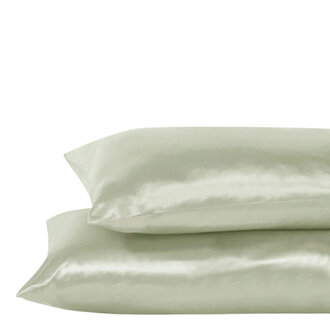 Taie d'oreiller en satin Standard/Queen - Sauge