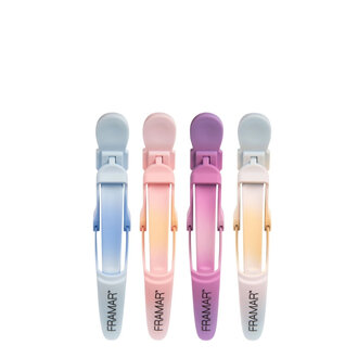 Framar Pinces à cheveux "Gator Grips" - Aurascope (Paquet de 4)