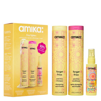 Amika: Trio anti-frisottis "Frizz Fighters" (2x275ml/9.2oz, 60ml/2.0oz)