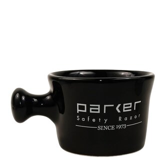 Parker Bol à raser en céramique "Apothecary Shaving Mug" - Noir