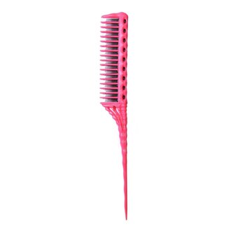 Peigne à crêper antistatique en carbone YS-150 - Rose