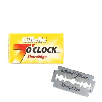 7 O'Clock SharpEdge Double Edge Razor Blades (5 Blades)