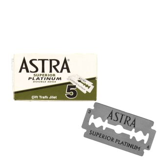 Lames de rasoir à double tranchant "Superior Platinum" (5 unités)
