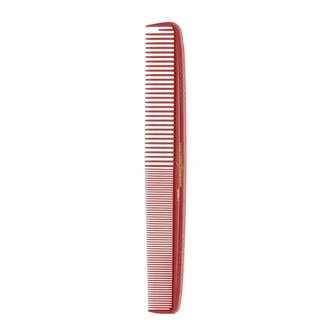 Hercules Sägemann Peigne de coupe antistatique Carbon 4 (178mm/ 7.0") - Rouge