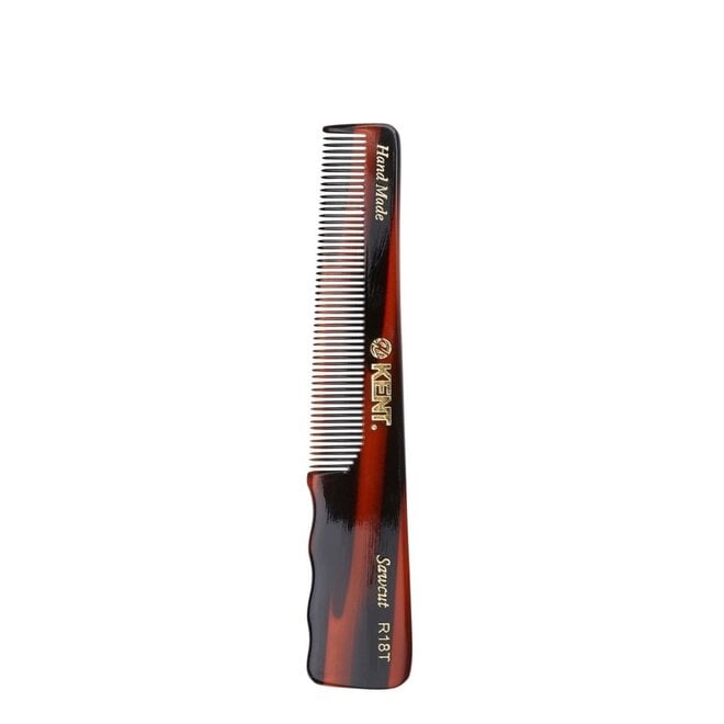 KENT. - Pocket Comb with Nail File in Leather Case - Nu 19 Case