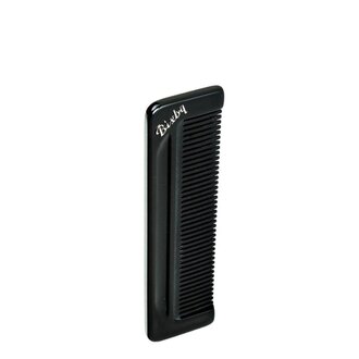 Bixby The Original Peigne à dents fines 1,3mm d'espacement (133mm/5.24") - Noir