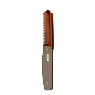 Uppercut Deluxe Peigne repliable CT7 "Barber's Flip Comb" - Tortoise (190mm/7.48")