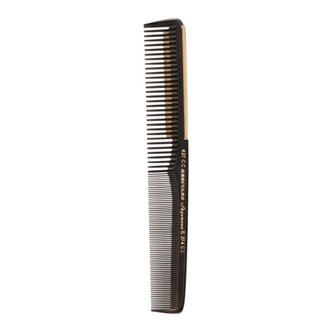 Hercules Sägemann Peigne de coupe à lame intégrée en ébonite 627CC (178mm/7.0") - Noir