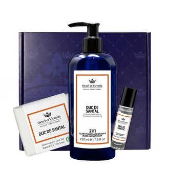 Henri et Victoria Henri et Victoria - Ensemble de soins pour la douche "Shower Kit" - Duc de Santal