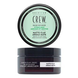 American Crew Pâte d'argile "Matte Clay Salon Exclusive Citrus Mint" (85g/3.0oz)