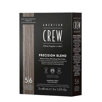 American Crew Coloration professionnelle "Precision Blend" (3 x 40ml/1.35oz) 5-6 - Cendré Moyen