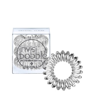Élastiques en spirale "The Traceless Hair Ring" (Paquet de 3) - Transparent