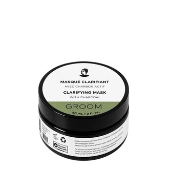 Groom Clarifying Mask with Charcoal (60ml/2.0oz)