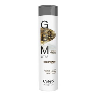 Celeb Luxury Gem Lites Colorwash Shampoo (244ml/8.25oz) Brown Diamond