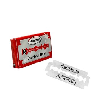 Platinum Red Chrome Double Edge Razor Blades
