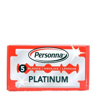 Platinum Red Chrome Double Edge Razor Blades