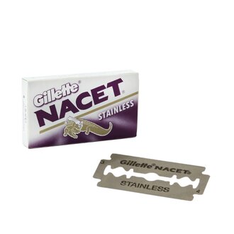 Nacet Stainless Double Edge Razor Blades (5 Blades)