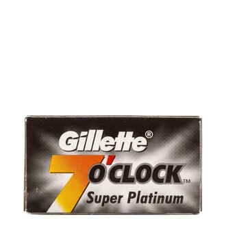 Lames de rasoir à double tranchant "7 O'Clock Super Platinum" (5 lames)