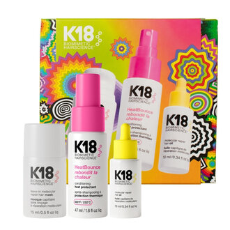 K18 Biomimetic Hairscience Trio réparation + protection "Repair & Protect"  (15ml/0.5oz, 47ml/1.6oz, 10ml/0.34oz)