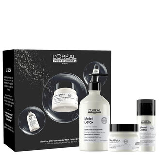 L'Oréal Professionnel Metal Detox Anti-Breakage Trio (500ml/16.9oz, 250ml/8.5oz, 100ml/3.4oz)