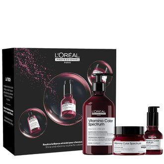 L'Oréal Professionnel Trio brillance et éclat "Vitamino Color Spectrum" (500ml/16.9oz, 250ml/8.5oz, 50ml/1.69oz)