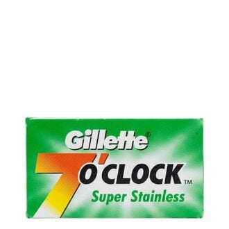 Lames de rasoir à double tranchant "7 O'Clock Super Stainless" (5 lames)