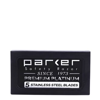 Parker Lames de rasoir à double tranchant "Premium Platinum" (5 lames)