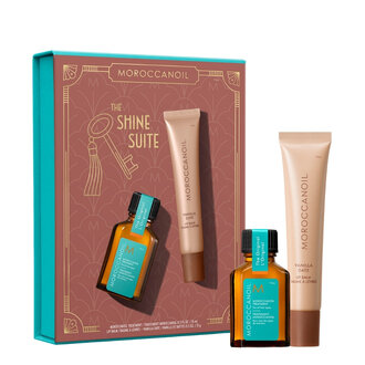 Moroccanoil Duo huile & baume à lèvres "The Shine Suite" -  Vanille et dattes (15ml/0.5oz, 15g/0.5oz)