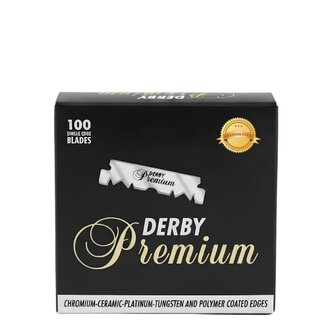 Premium Single Edge Razor Blades For Shavette (100 Blades)