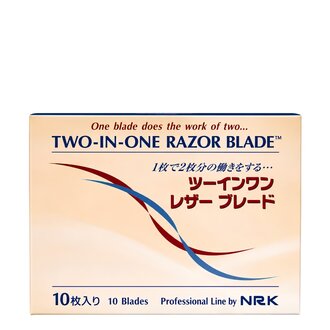 Demi-lames de finition capillaire pour rasoir de coupe "Two-In-One" (10 lames)