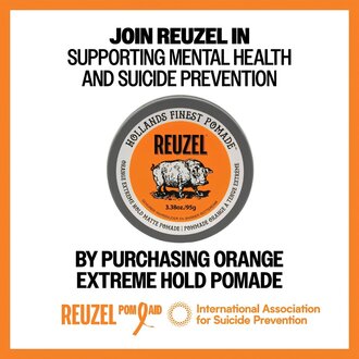Reuzel Orange Extreme Hold Matte Pomade IASP Edition (95g/3.38oz)