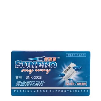 Lames de rasoir à double tranchant "Platinum Edge SNK-0328" (5 lames)