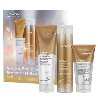 Joico Repair + Strengthen K-Pak Trio (300ml/10.1oz, 250ml/8.5oz,150ml/5.1oz)