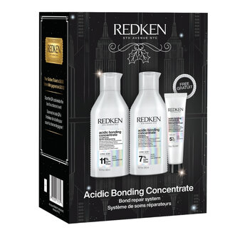 Redken Trio réparateur des liaisons "Acidic Bonding Concentrate" (2x300ml/10.14oz, 30ml/1.0oz)