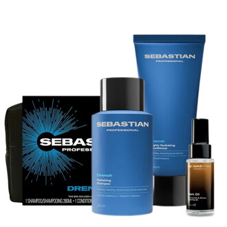 Sebastian Professionnel Trio hydratant "Drench" (280ml/9.4oz, 200ml/6.7oz, 30ml/1.0oz)