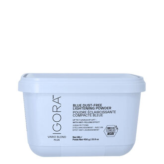 Schwarzkopf Igora Royal Professional Poudre éclaircissante compacte bleue "Vario Blond Plus" (450g/15.8oz)