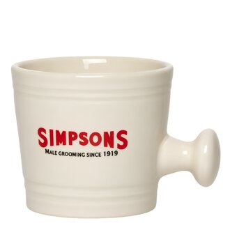 Simpsons Shaving Brushes Tasse à raser en céramique (10cm/3.94" x 12cm/4.72") - Grande