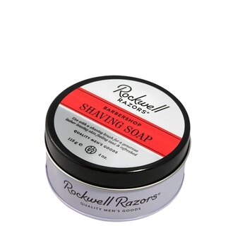 Rockwell Razors Savon à raser dans un bol métallique "Barbershop Scent" (113g/4.0oz)