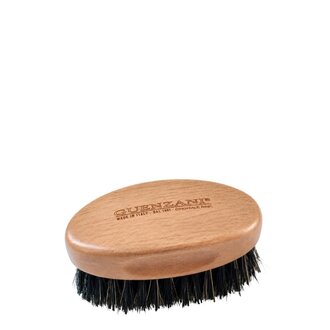 263 Beard Brush with Reinforced Boar Bristles and Nylon - Natural Beech (85mm/3.35" x 48mm/1.89")