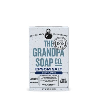 The Grandpa Soap Co. Epsom Salt Deep Cleansing Bar Soap (120g/4.25oz)