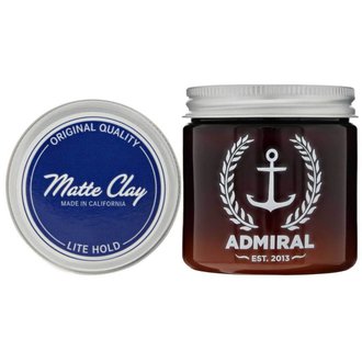 Admiral Est. 2013 Pâte d'argile "Matte Clay" Sans paraben - Tenue légère et fini mat (118ml/4.0oz) Admiral Est. 2013 Pâte d'argile "Matte Clay" Sans paraben - Tenue légère et fini mat (118ml/4.0oz)