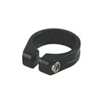 EVO, Collet de tige de selle en aluminium a vis integree, 31.8mm, Noir