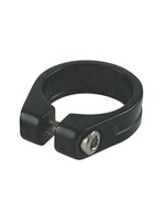 EVO, Collet de tige de selle en aluminium a vis integree, 31.8mm, Noir