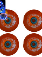 Longboard Roues Orange Speed Cruiser Solide Qt(4) avec Bearing 85